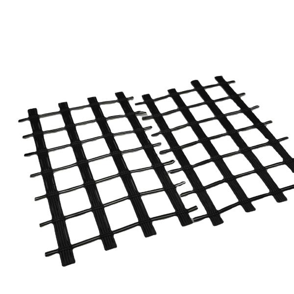 25mm*25mm Traditional Design Civil Engineering PET Mesh Geogrid Retaining Wall
