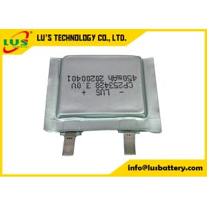 Soft Pack CP253428 Polymer Lithium Battery 3.0 Volt 450mah Trackable Device