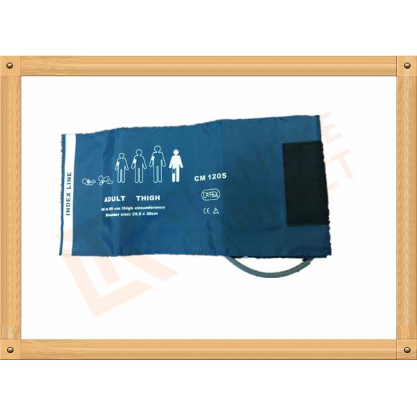 Quality Light Green Non Invasive Blood Pressure Cuff  Reusable NIBP cuff Thigh Use Nylon wholesale