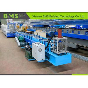Cheap 12 - 14 M/Min U Channel Roll Forming Machine PLC Control System for sale