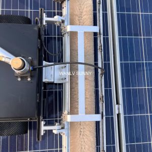 Low Maintenance Solar Cleaning Robot with Electric Shoe and Wet Body Cleaning