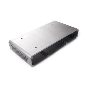 China Customized Audio Amplifier RoHS Extruded Aluminum Enclosure Box on sale China Customized Audio Amplifier RoHS Extruded Aluminum Enclosure Box on sale