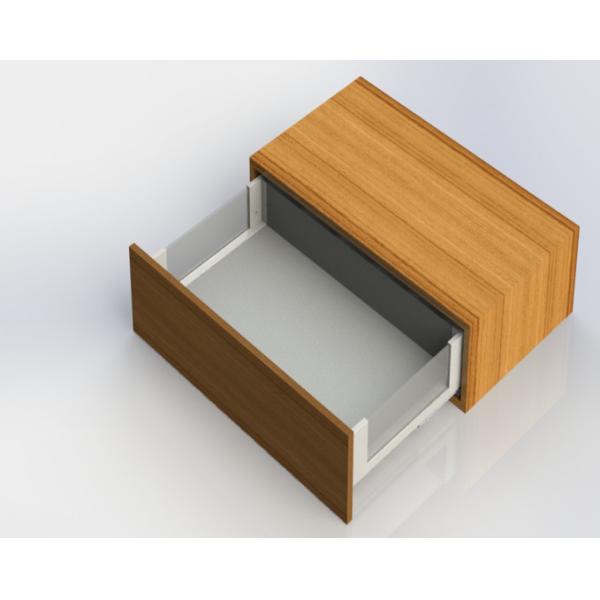 Glass Panel Soft Close Tandembox Drawer Systems Kitchen Drawer Slim Without