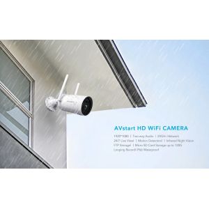Solar Security Camera Night Vision Outdoor Camera For IP65 Home Rechargeable