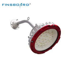 100-110lm LED Explosion Proof Lighting 8mm Atex Lights Tempered Glass