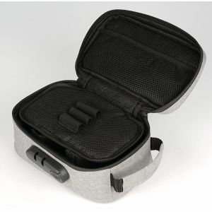 High Security Smell Proof Bags Polyester Fabric Compression Type With Zipper