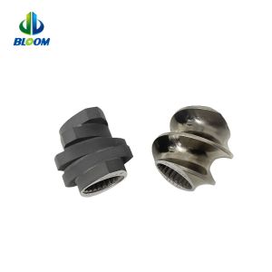 Parallel Co Rotating Twin Screw Plastic Extruder Cobalt Alloy Screw For Lithium
