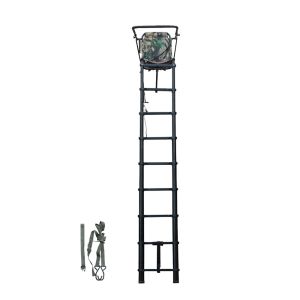 Cheap High Quality 8 Steps Aluminum Telescopic Ladder Hunting Tree Stand for sale