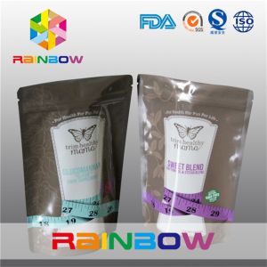Reasonable Stand Up Foil Pouches With Zipper For Sugar / Food Packaging