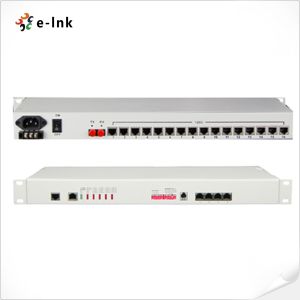 China 16E1 4GE PDH Optical Fiber Multiplexer with G703 E1 Gigabit Ethernet and PCM Voice on sale