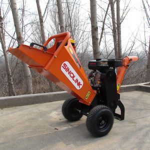 Portable Wood Chipper Machine Heavy Equipment Forestry Machinery 212cc chipper
