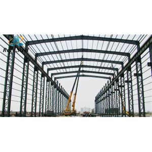 Building Steel Structure Fabrication Warehouse With Overhead Crane