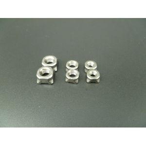 M8*1.0 Carbon Steel DIN 928 Square Weld Nut,Plain surface,Grade 8