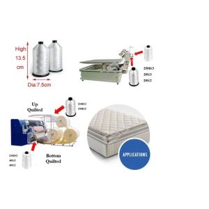 Raw White Cotton Sewing Thread for Handmade Durable Denim Manufacturing