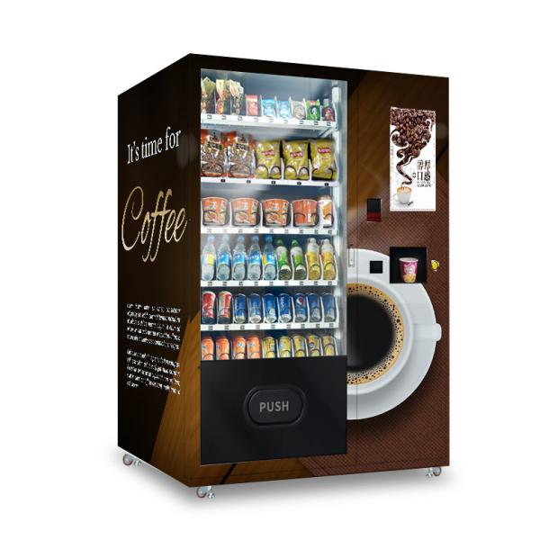 Instant Coffee Vending Machine With Free Hot Water, Can Operate Snacks, Drinks,