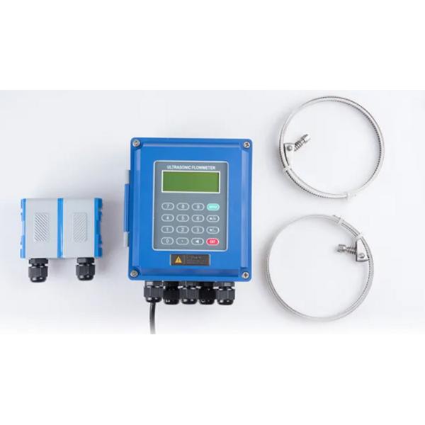 Portable Non Intrusive Ultrasonic Water Flow Sensor External Flow Meter DN15