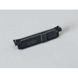 SAS 68-Pin SMT Female Electronic Signal Connector, 30U" Gold Terminal PCB