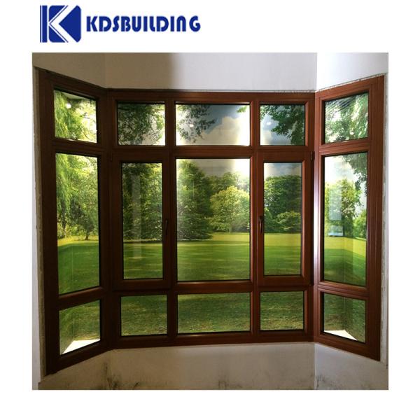 High Quality Luxury Bay Balcony Aluminum Inward Opening French Windows Casement For Home Bay Windows