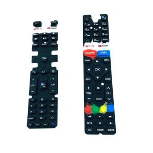 ODM Silicone TV Remote Control Keyboard 30 Shore A