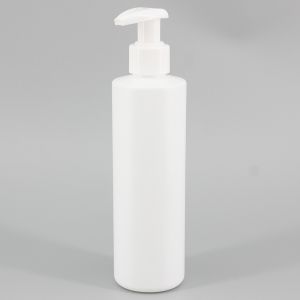 China White 24mm 8oz HDPE Pump Bottle on sale