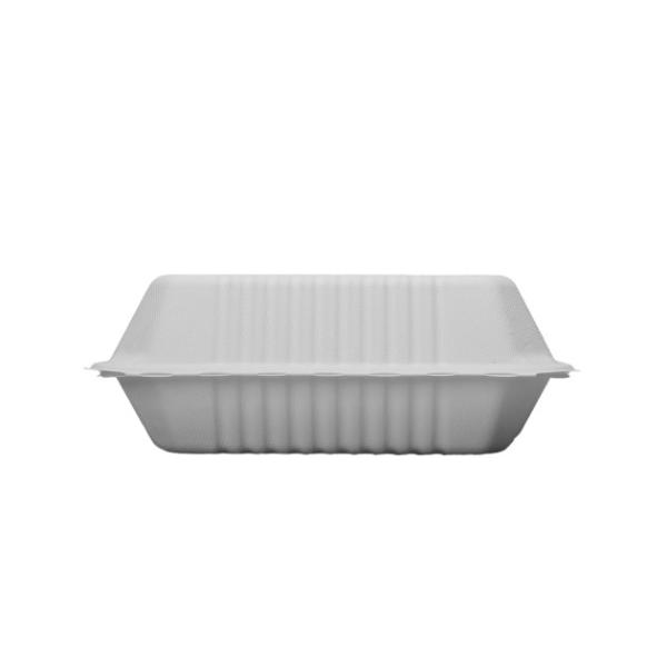 Quality Waterproof 38g 9"×6"×3" Biodegradable Clamshell Food Containers wholesale