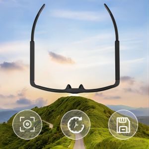 5M Pixels Hidden Video Spy Recording Sunglasses 1080P Camera Micro SD Card