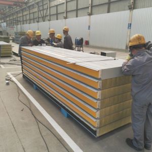 China High Durability Sandwich Panel Rockwool Resistance Moisture And Fire on sale
