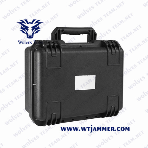 Briefcase Style Design Portable Signal Jammer Adjustable Indoor / Outdoor 10