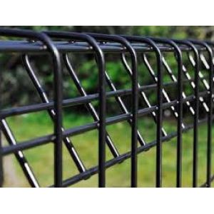 100 X 50mm Welded Wire Mesh Panel 5mm Diameter Roll Top Fencing Panels