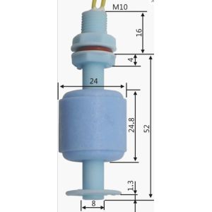 Cheap vertical installation float level switch, ideal for water for sale