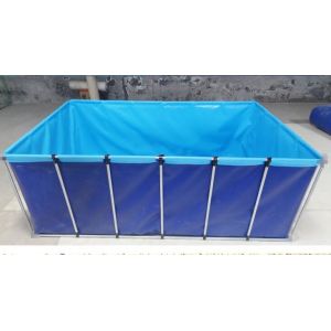 Light Colors Tarpaulin Fish Tank With UV Stabilized Polyethylene Sheet