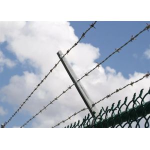 Galvanized ety Farm Single Twist Barbed Wire 14 Gauge Protective High Tensile