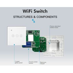 ZigBee Remote Control Smart Switch Panel Touch Support Voice Control