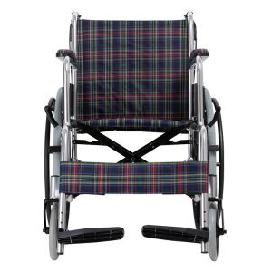 China Manual lightweight wheelchair high quality foldable car luggage disabled elderly manual wheelchair on sale