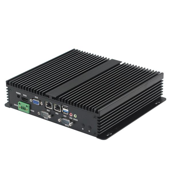 Industrial 12V Mini Computer , Embedded Mini PC Dual Core Intel Broadwell 5th I3