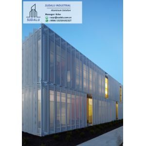 SUDALU PVDF OEM Design Aluminum Facade Cladding Panel for Outdoor Decoration