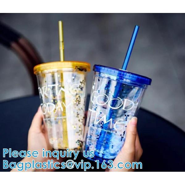 Quality Sequin Double Layer Water Bottle Glitter Cup Heat Cold Insulation Party Home Wedding Thanksgiving Birthday wholesale
