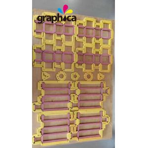 Pink Fiber Creasing Matrix Cutter Die Cutting Machine for Corrugated Paper Box