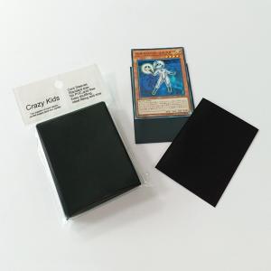 Cheap Holographic Color Card Sleeves Black Easy Shuffling Mini Cards Protector for sale