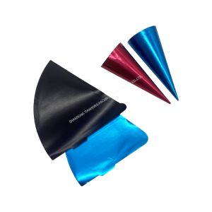 Complex Method Laminating Method Ice Cream Cone Sleeve Paper Silver Gold