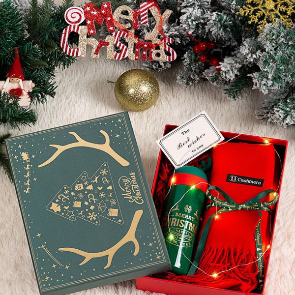 Customizable Christmas Birthday And Christmas Eve Rigid Gift Box Ideal For