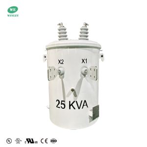 UL Certification 25 Kva Single Phase Pole Mounted Transformer Power Overhead