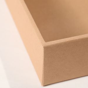 Kraft Paper Gift Box with Transparent Window Custom Logo Ideal for Towels