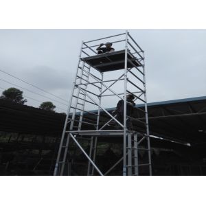 Strong Loading Scaffolding Frame System Mobile Aluminium Scaffold Access Tower