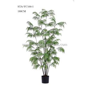 Lush Artificial Fern Plants , Plastic Fern Plants UV Protected Sturdy Refreshing