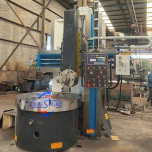 C5116A Manual Vertical Lathe Machine 1600mm Turning 5T Capacity