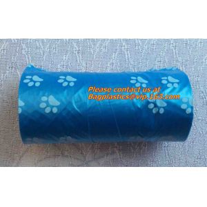 Recycled plastic dog poop bag / biodegradable pet waste bag, biodegradable