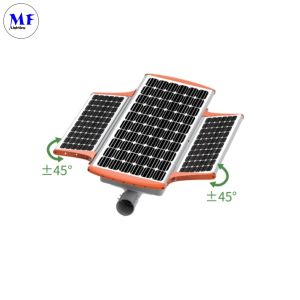 High Lumen LED Solar Flood Street Light With Solar Panel Smart Control IP66