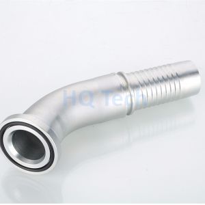 Round Head Pipe Adapter High Pressure Reusable Hydraulic Hose Fittings Jic Bsp