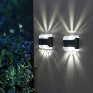 China Waterproof Solar Light Garden Villa Exterior Wall Spotlight Super Bright Decorative on sale
